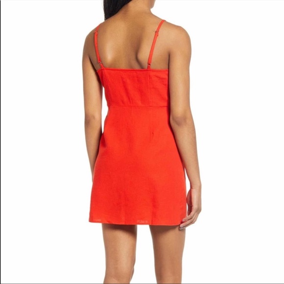 NWOT BP Square Neck Mini Dress - Picture 2 of 12